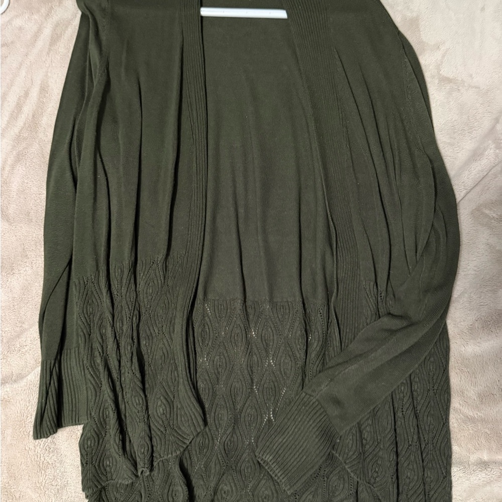 Elegant Olive Women's Cardigan